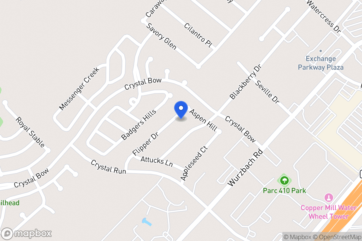 Map of 5114  Flipper Dr