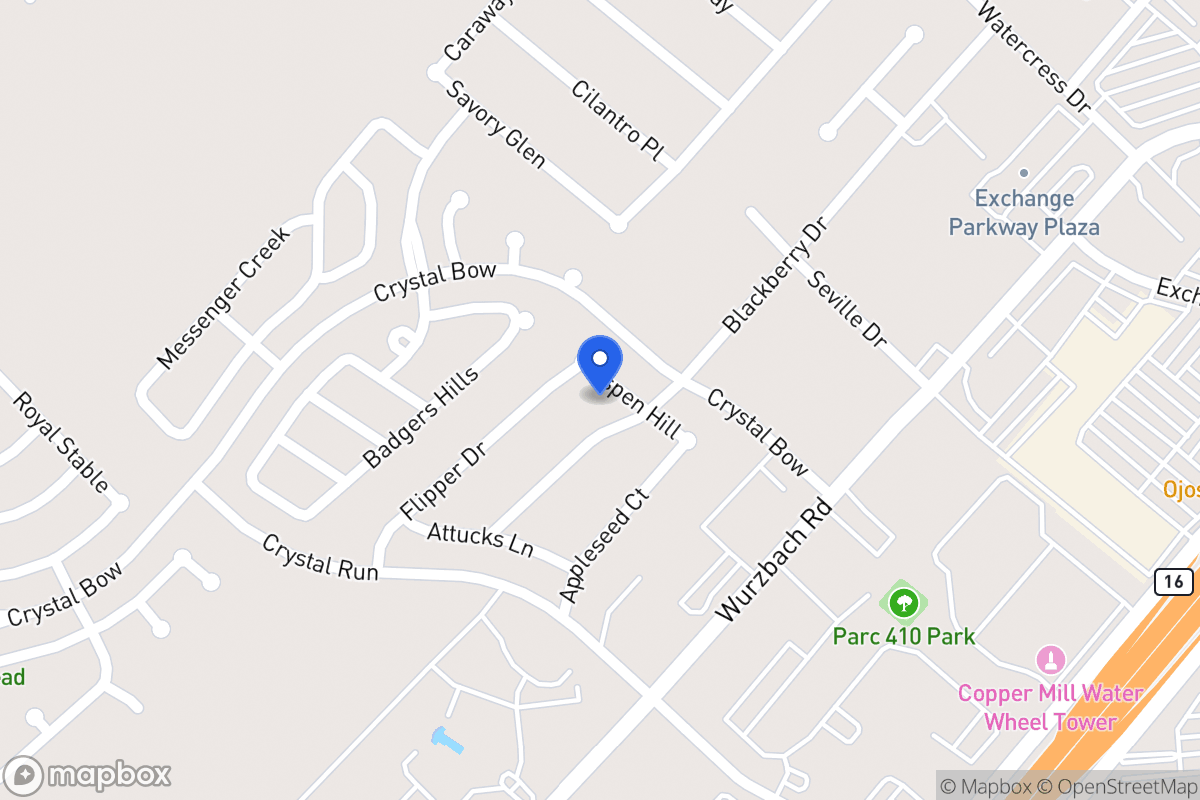 Map of 6410  Aspen Hl
