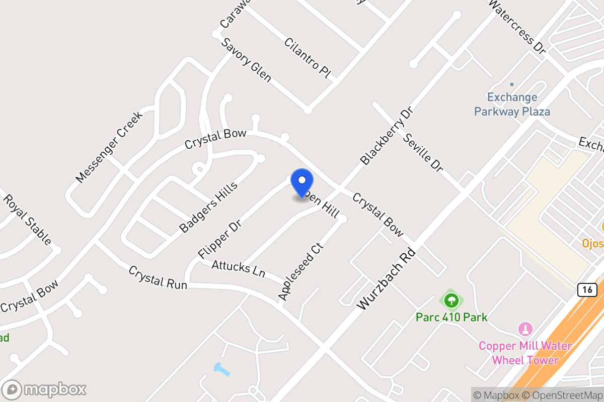 Map of 6406  Aspen Hl