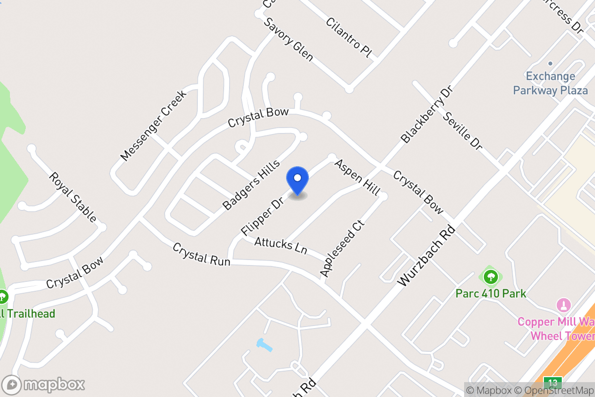 Map of 5018  Flipper Dr