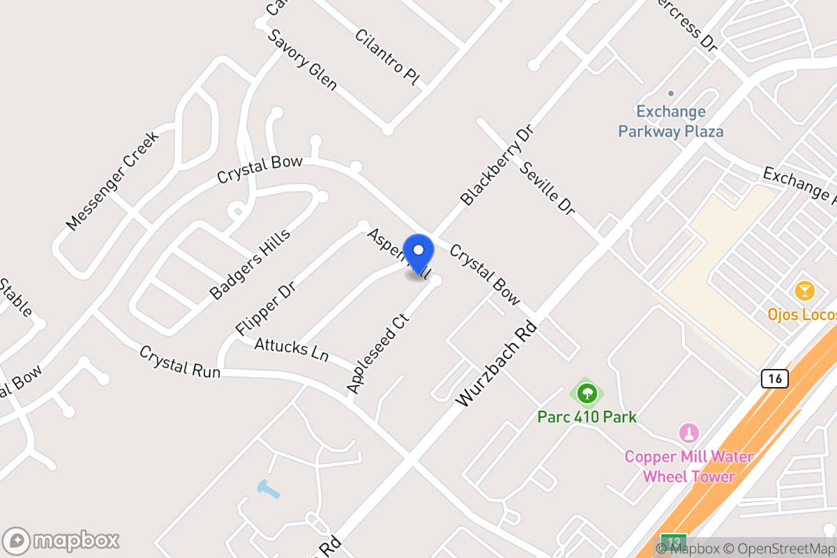 Map of 4921  Appleseed Ct