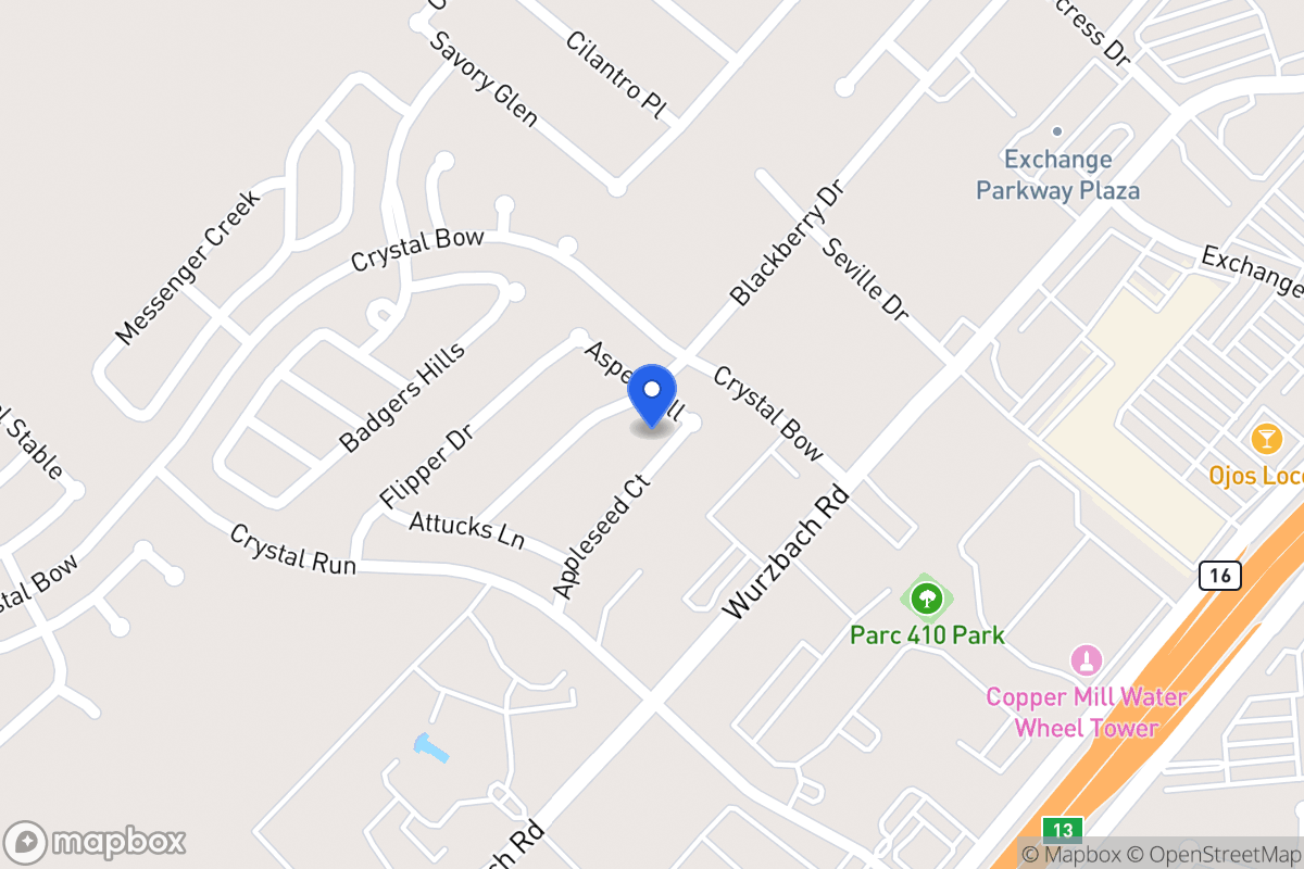 Map of 4917  Appleseed Ct
