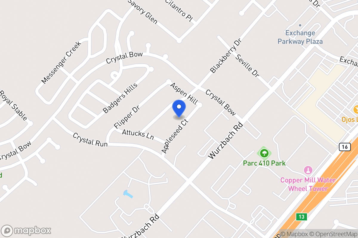 Map of 4831  Appleseed Ct