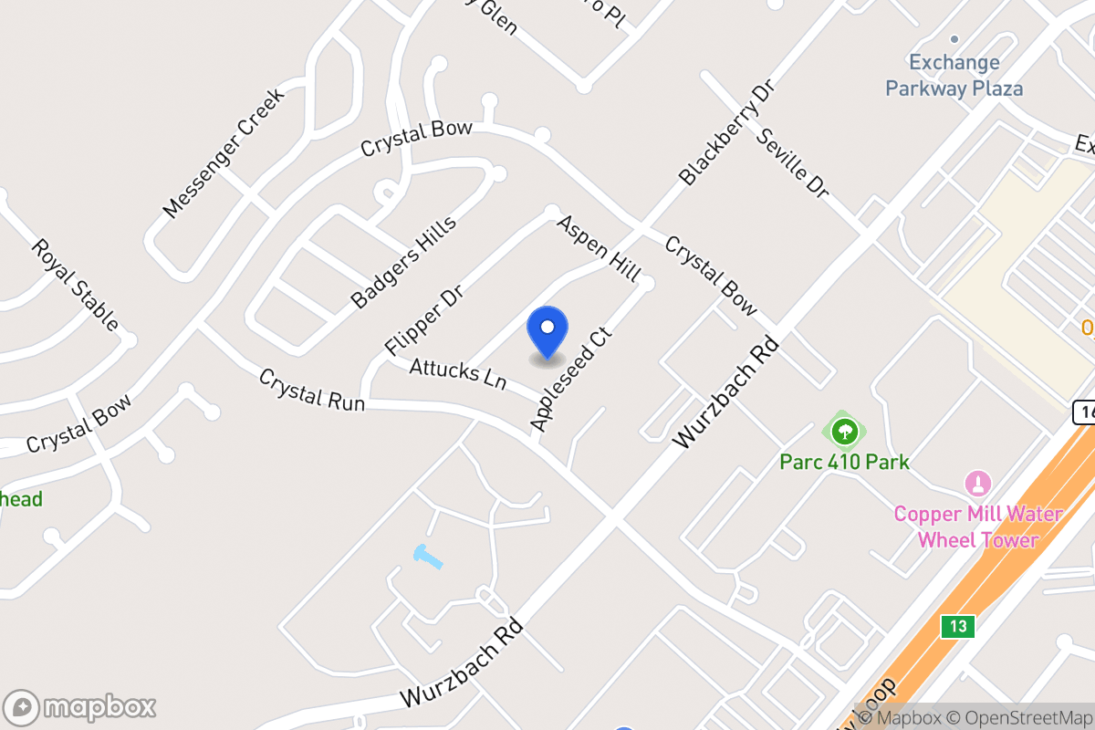 Map of 4813  Appleseed Ct