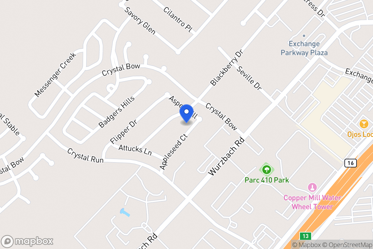 Map of 4915  Appleseed Ct
