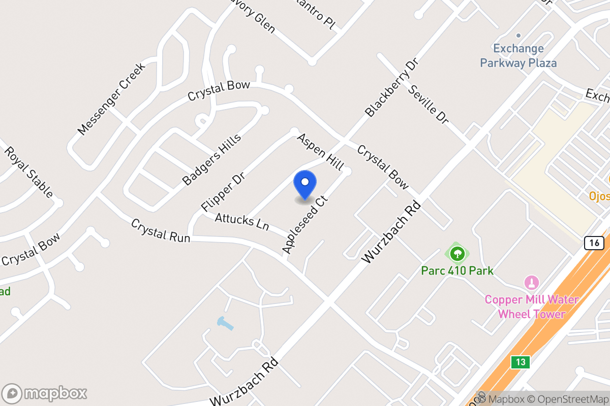 Map of 4825  Appleseed Ct