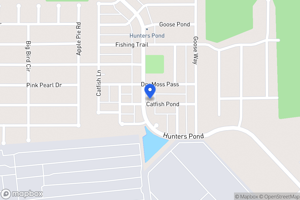 Map of 10614  Hunters Pond