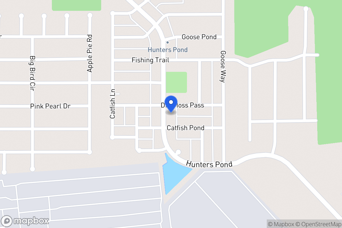 Map of 10606  Hunters Pond