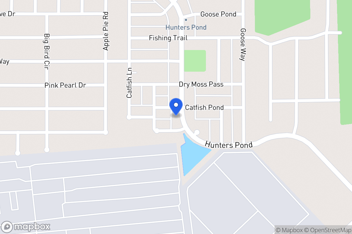 Map of 10707  Hunters Pond Road