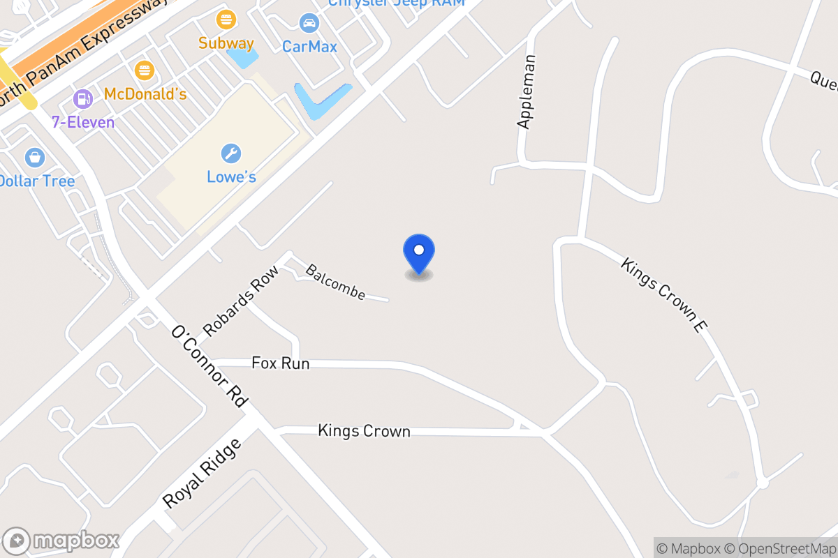 Map of 6223  Balcombe