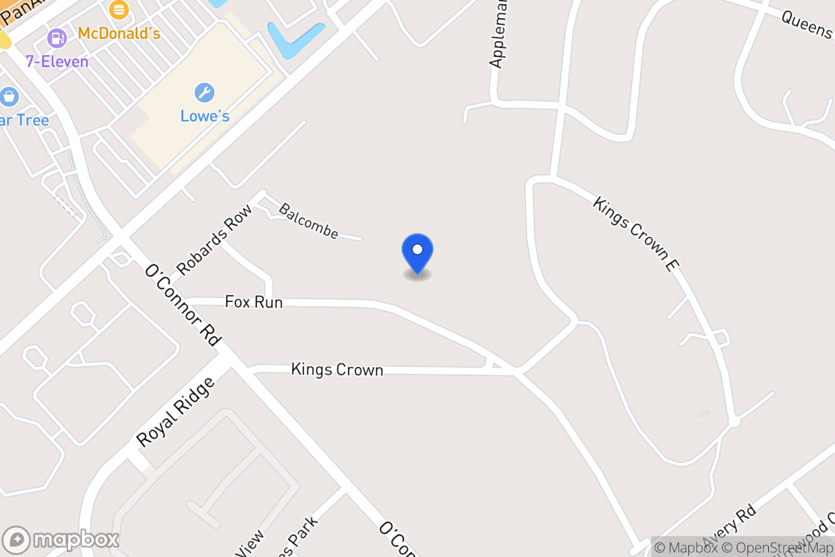 Map of 6413  Fox Run