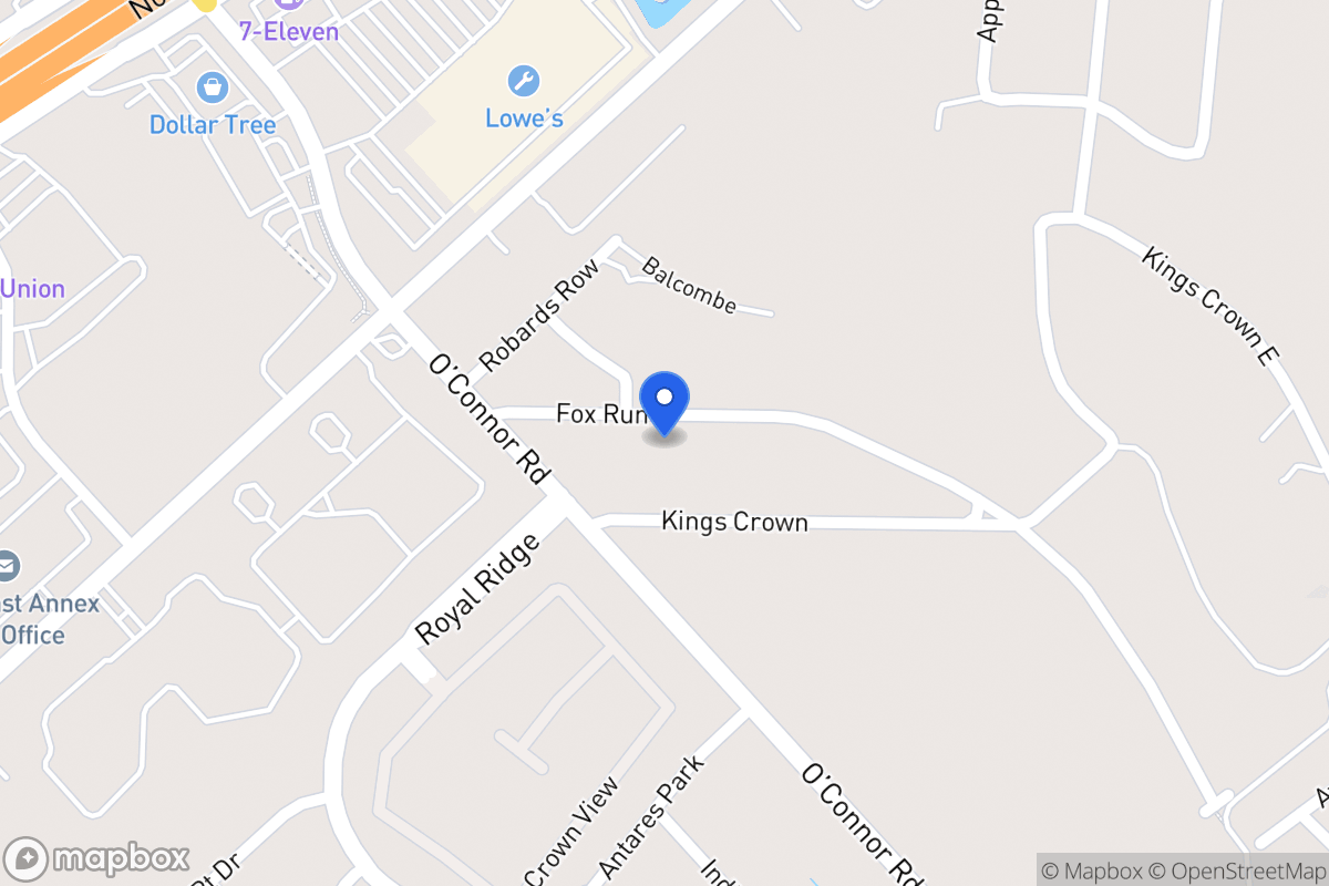 Map of 6330  Fox Run