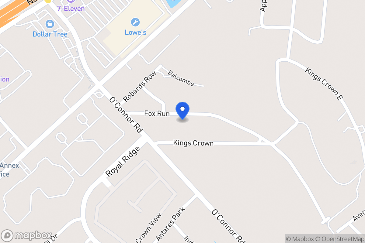 Map of 6368  Fox Run