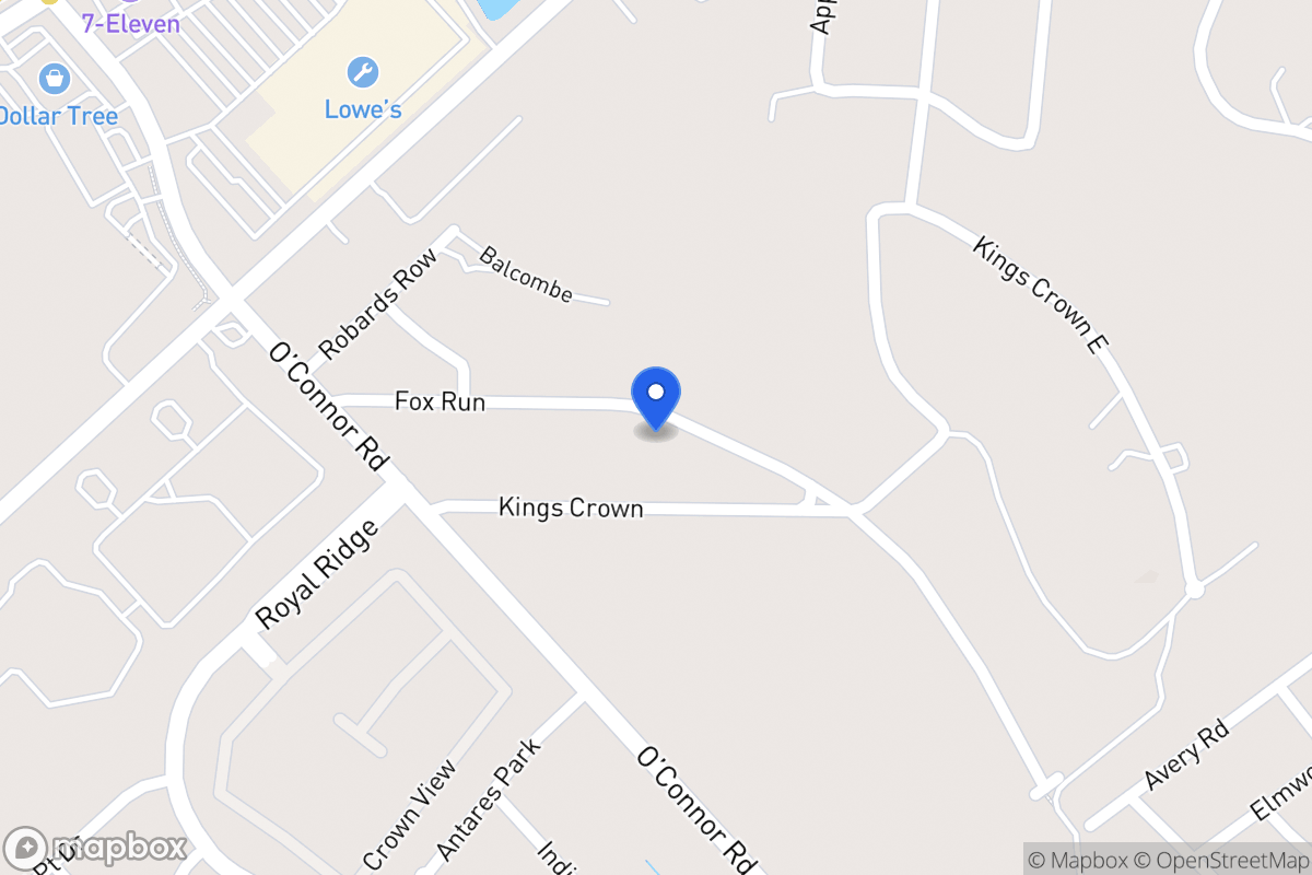 Map of 6398  Fox Run