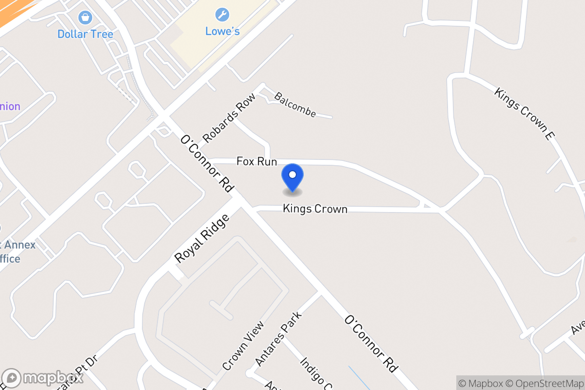 Map of 6351  Kings Crown St
