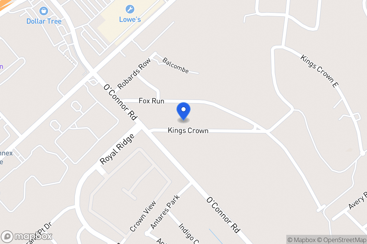 Map of 6353  Kings Crown St