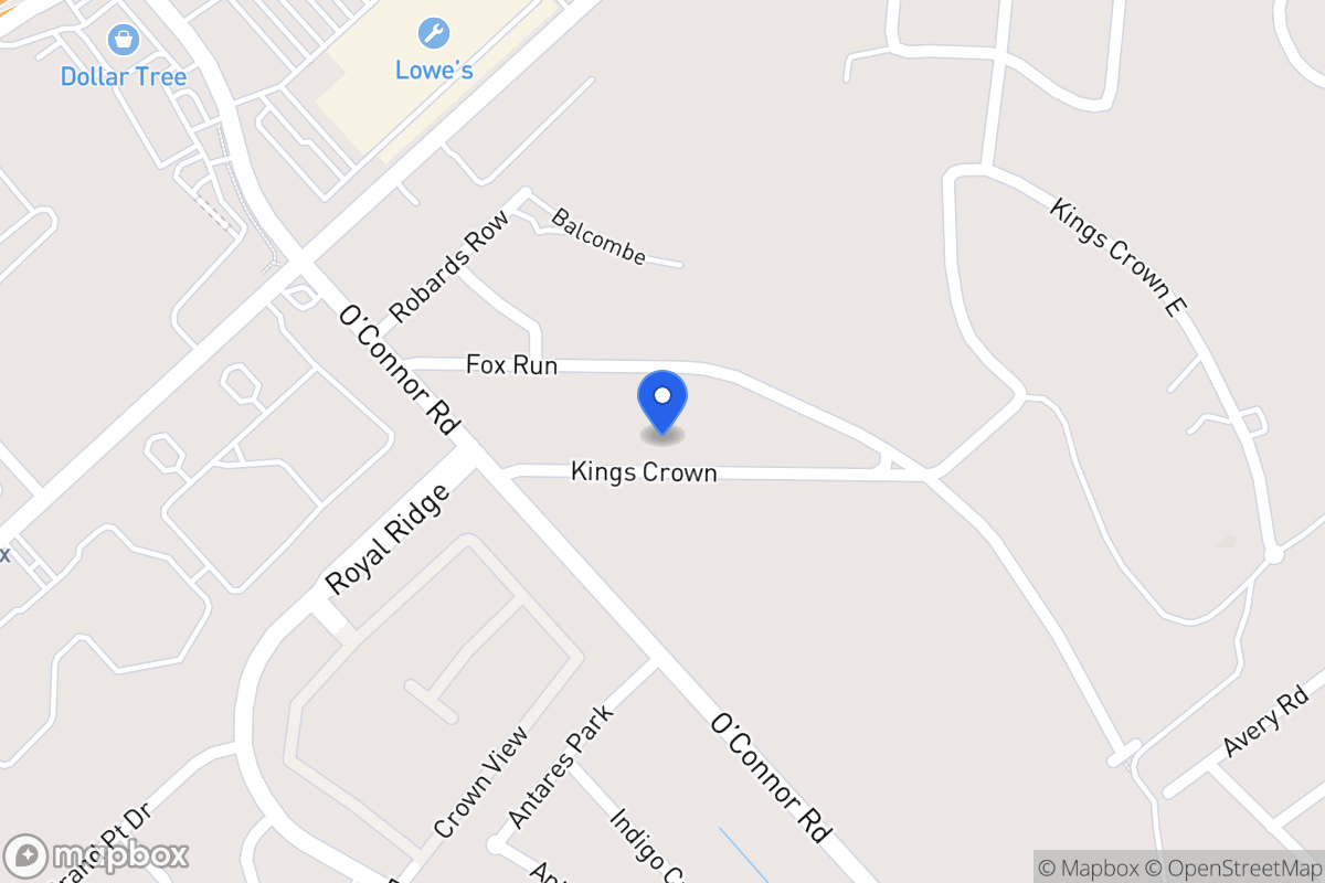 Map of 6377  Kings Crown St
