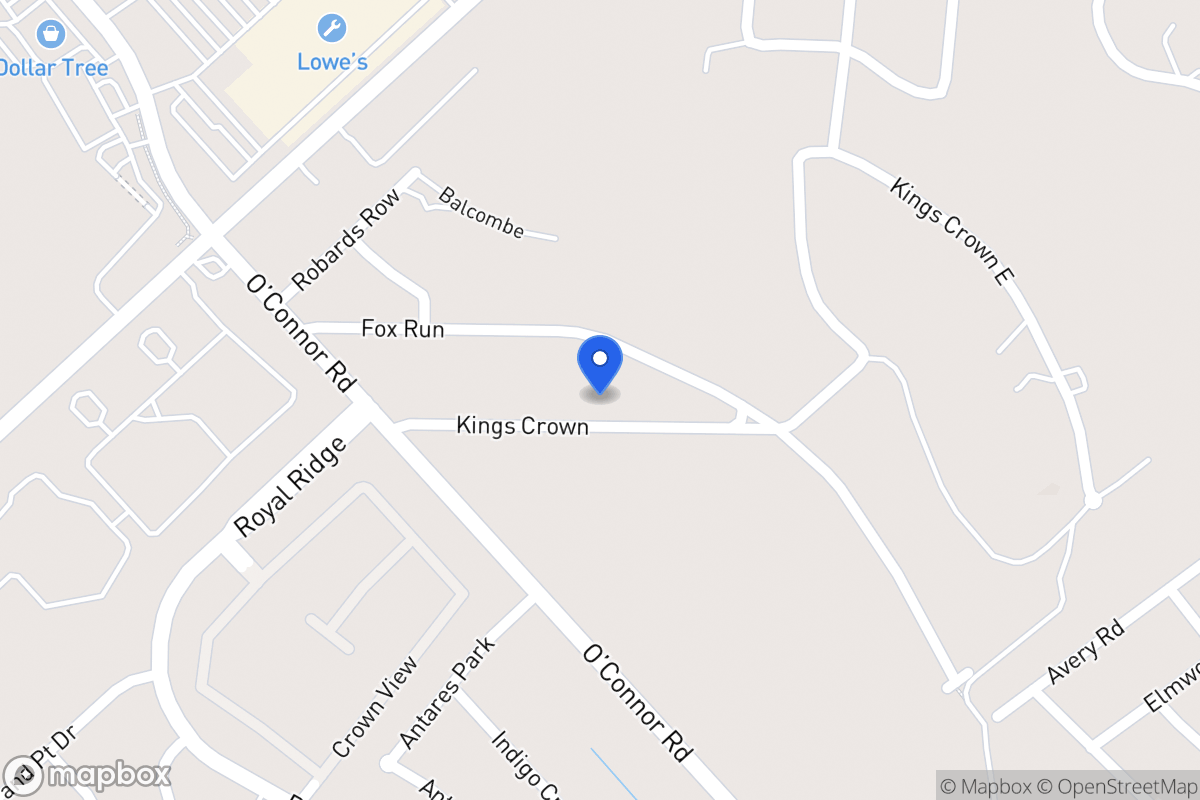 Map of 6397  Kings Crown St