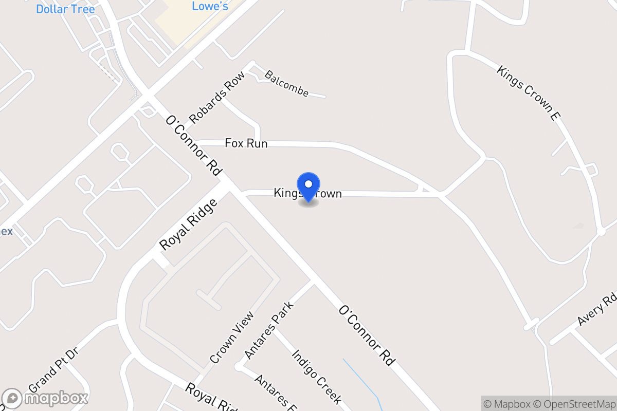 Map of 6354  Kings Crown St