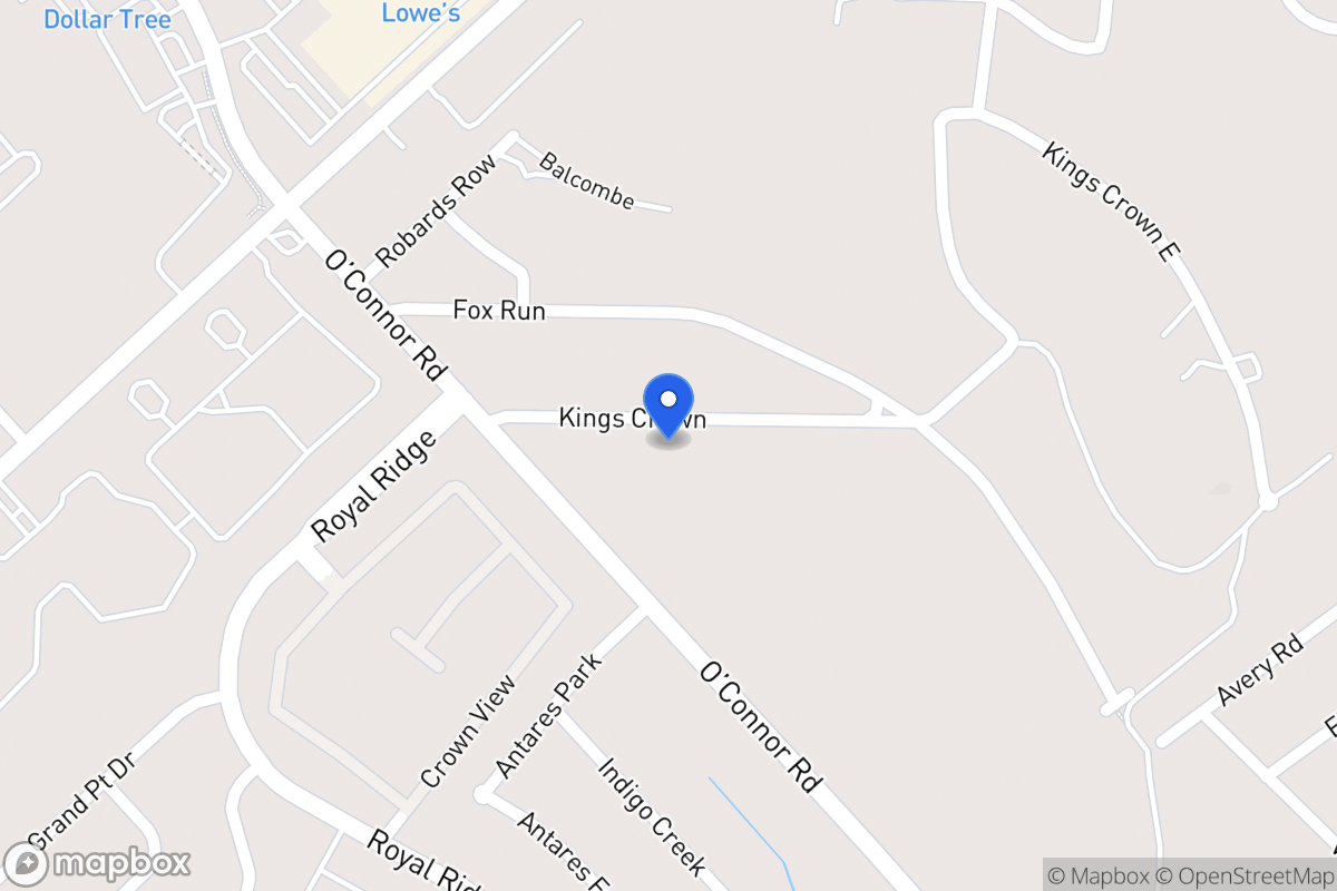 Map of 6380  Kings Crown St