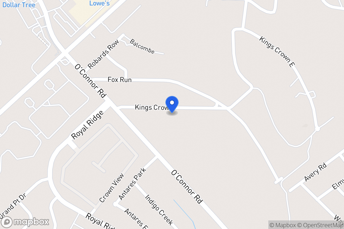 Map of 6398  Kings Crown St