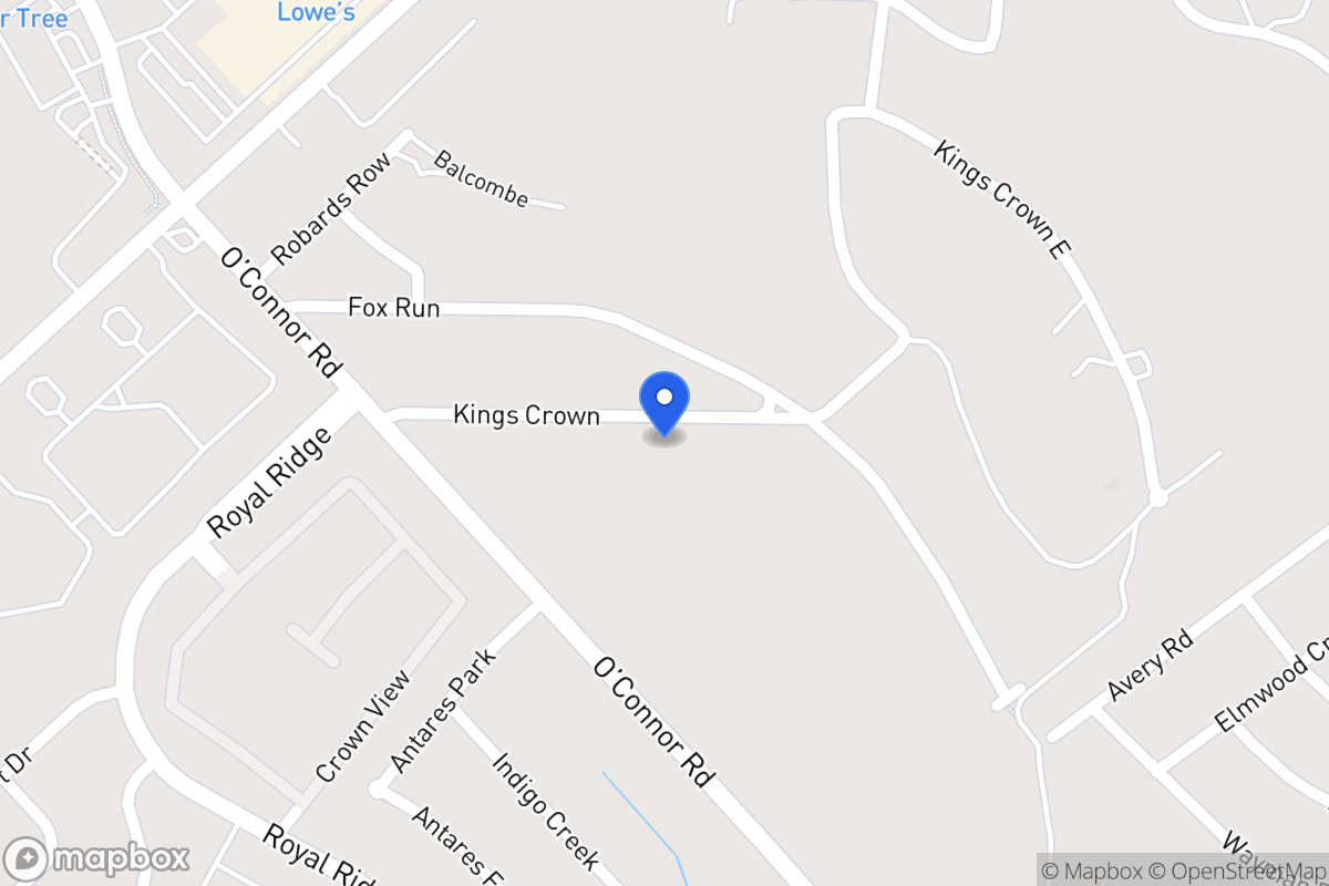 Map of 6430  Kings Crown St