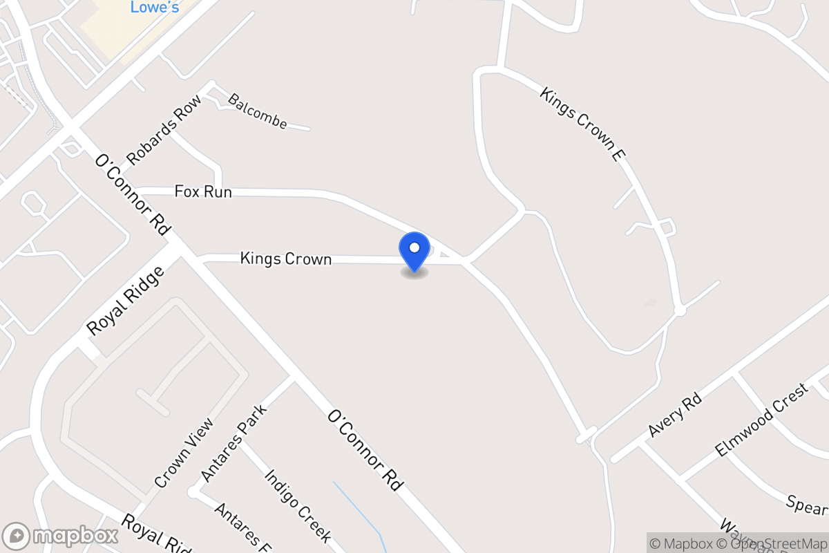 Map of 6450  Kings Crown St
