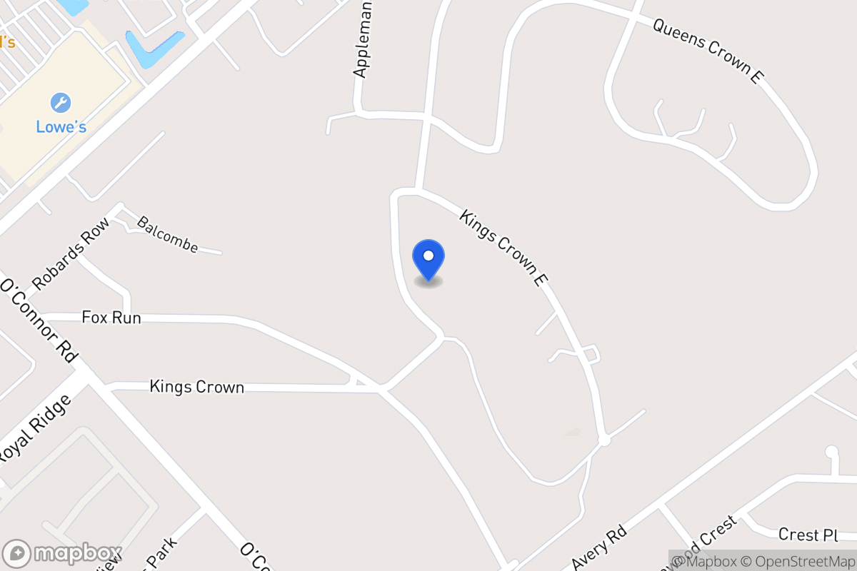Map of 6511  Kings Crown W