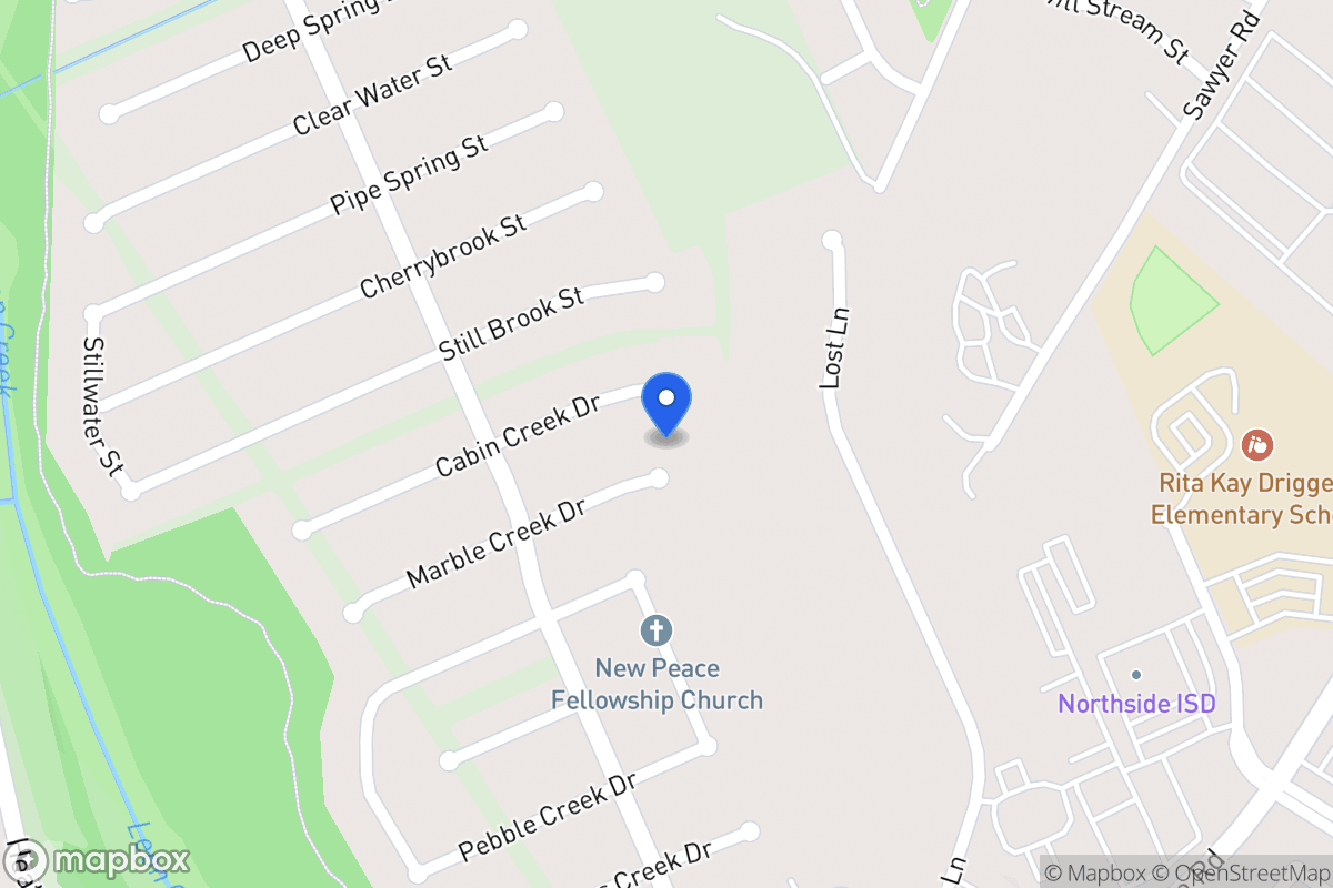 Map of 7207  Marble Creek Dr