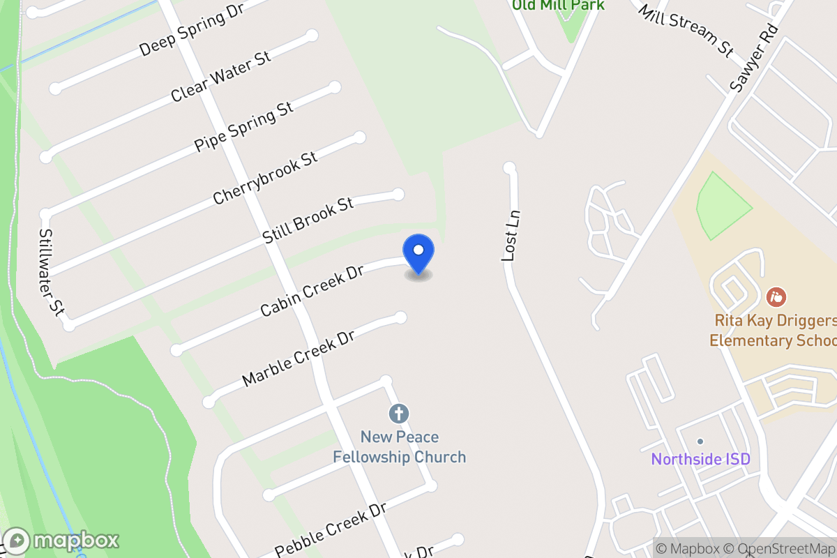 Map of 7206  Cabin Creek Dr