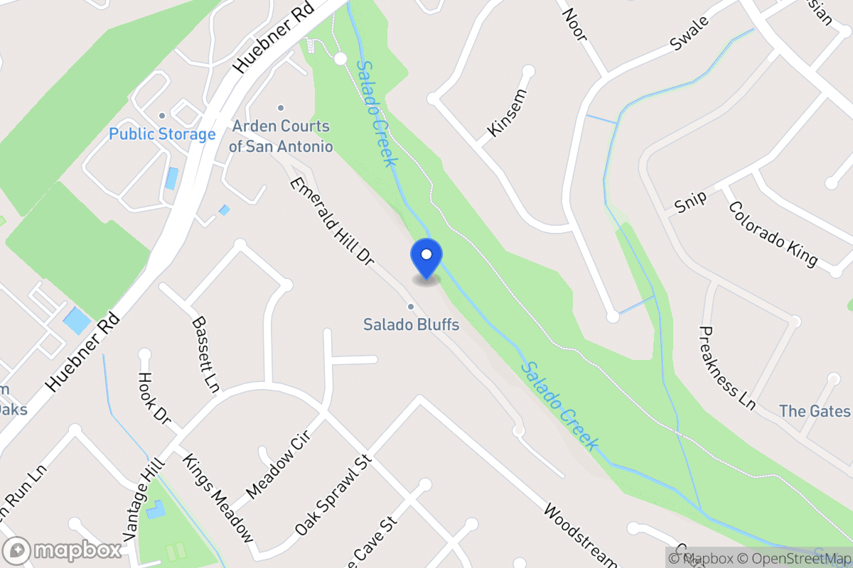 Map of 14151  Emerald Hill Dr