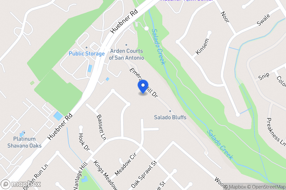 Map of 14218  Emerald Hill Dr