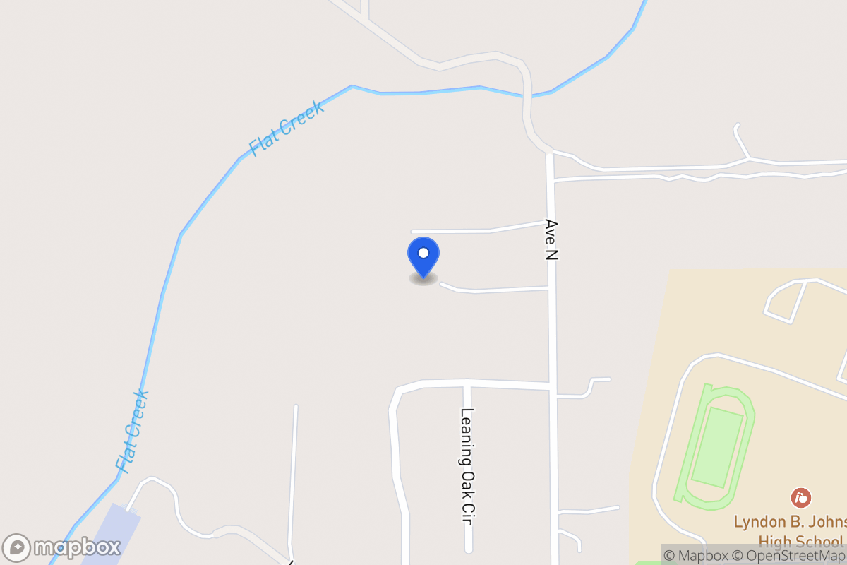 Map of 803 N Avenue N , Johnson City, Tx 78636, Johnson City