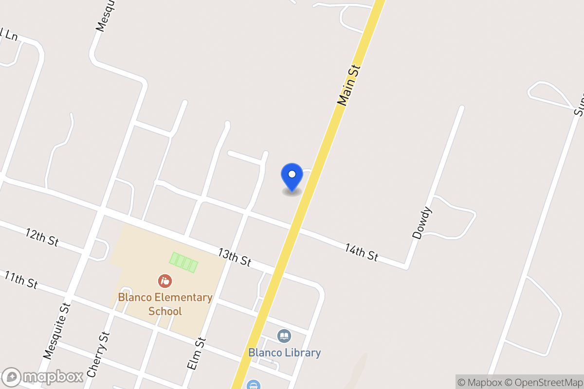 Map of 1417  Main (Hwy 281) , Blanco, Tx 78606, Blanco