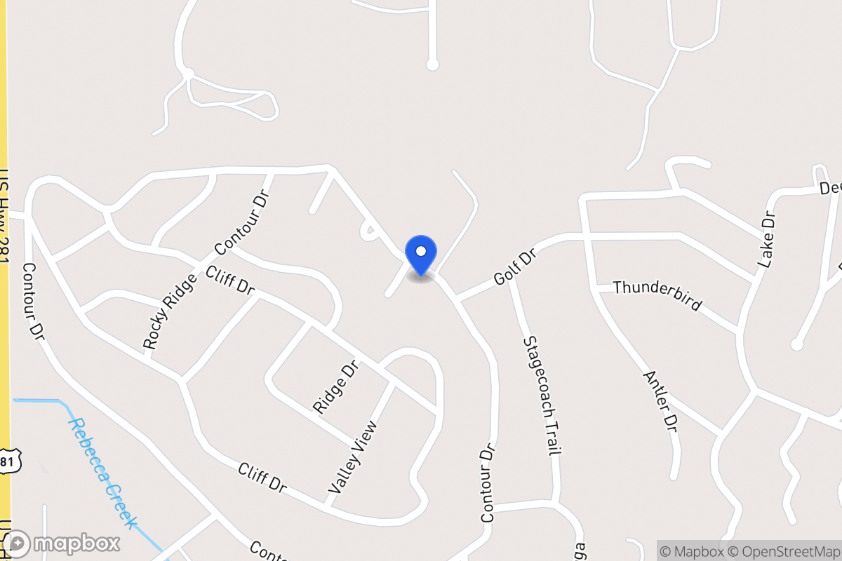 Map of 107  Virgina Way, Spring Branch, Tx 78070, Spring Branch