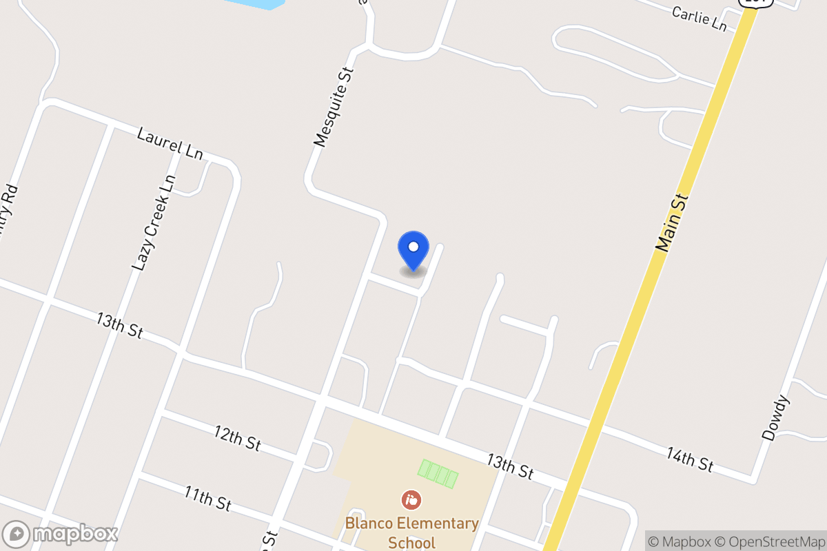 Map of 804  15th St, Blanco, Tx 78606, Blanco