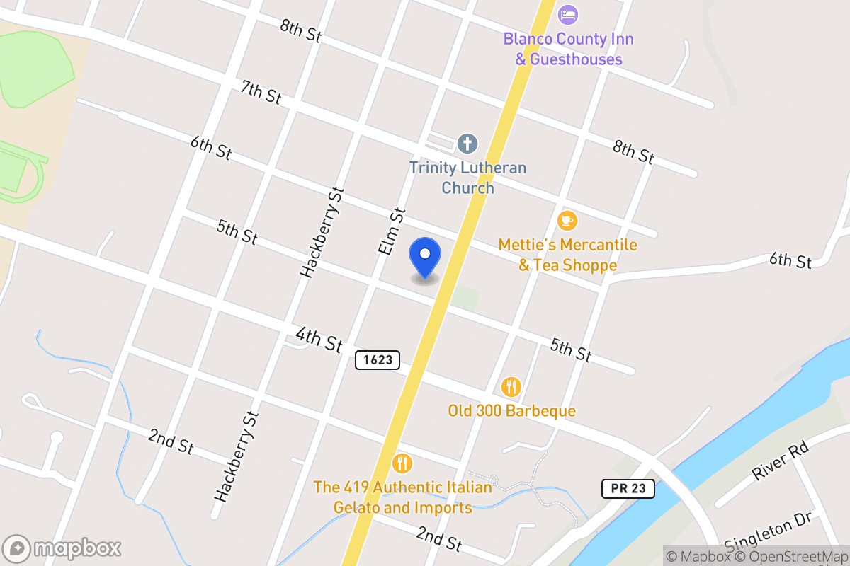 Map of 503  Main , Blanco, Tx 78606, Blanco