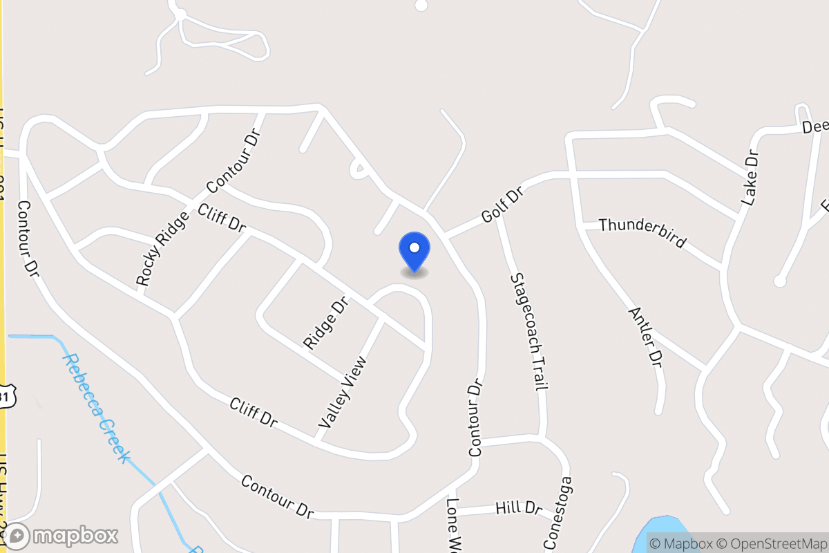 Map of Cliff Drive , Spring Branch, Tx 78070, Spring Branch