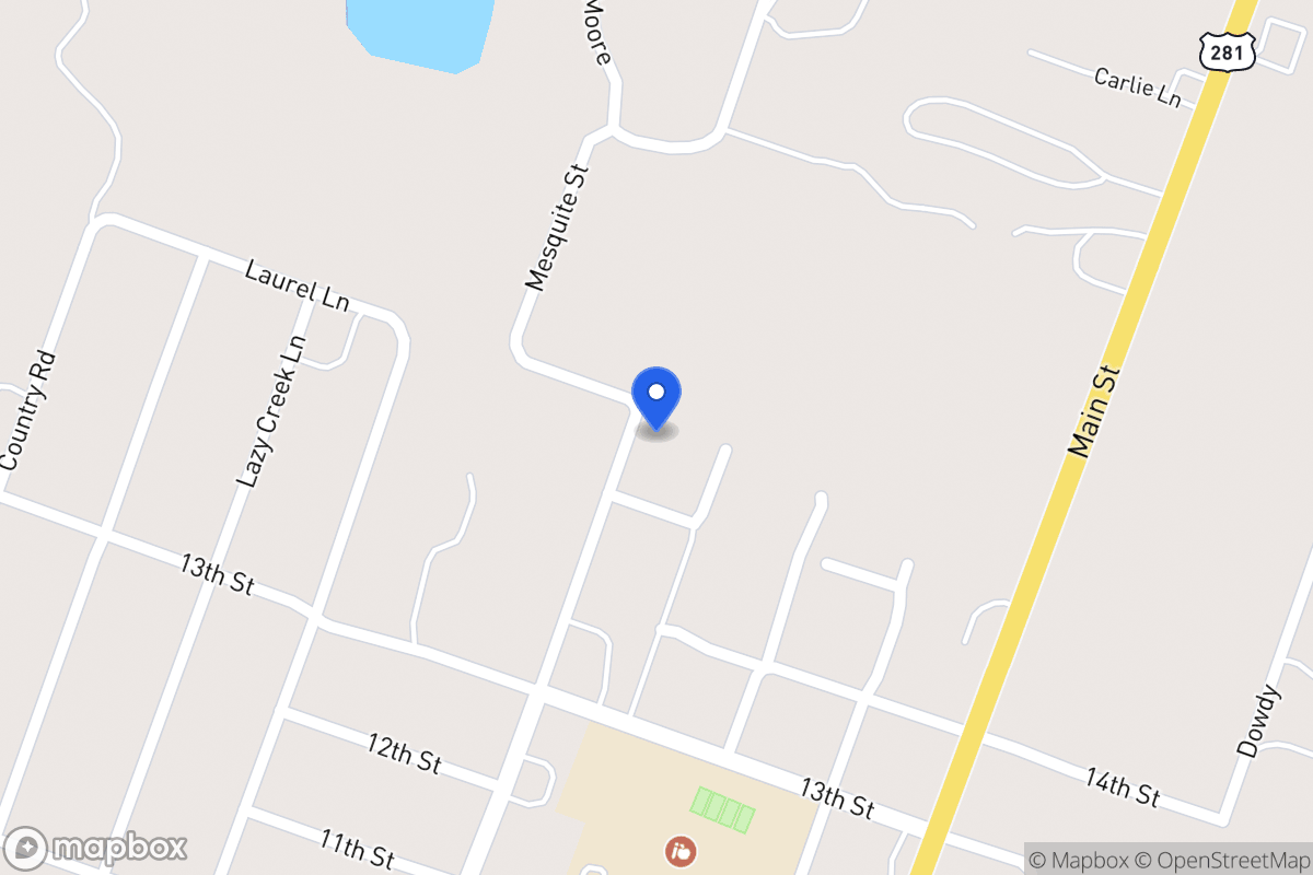 Map of 1518  Mesquite St, Blanco, Tx 78606, Blanco