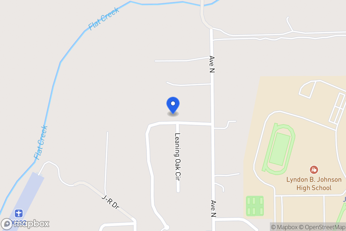 Map of 109  Winding Oak Dr, Johnson City, Tx 78636, Johnson City