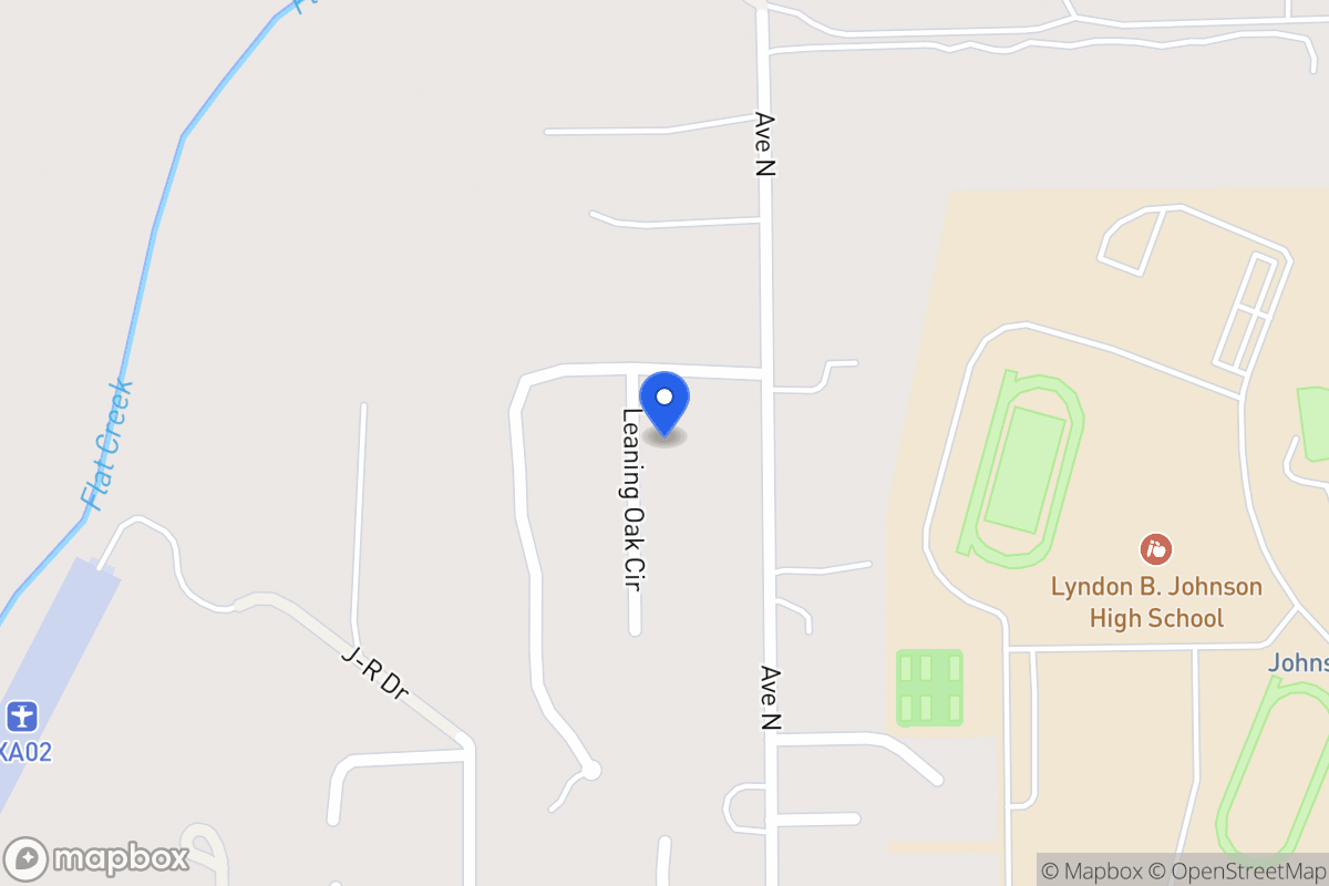 Map of 103  Leaning Oak Cir, Johnson City, Tx 78636, Johnson City