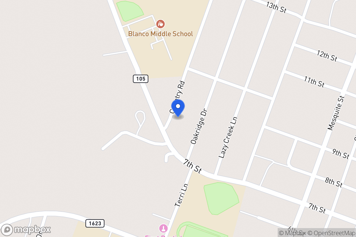 Map of 802  Country Rd, Blanco, Tx 78606, Blanco