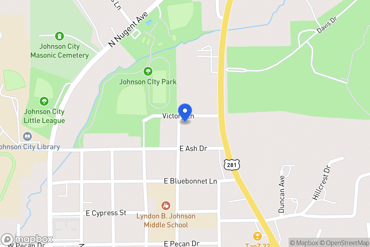 Map of 504 N Lbj Dr, Johnson City, Tx 78636, Johnson City