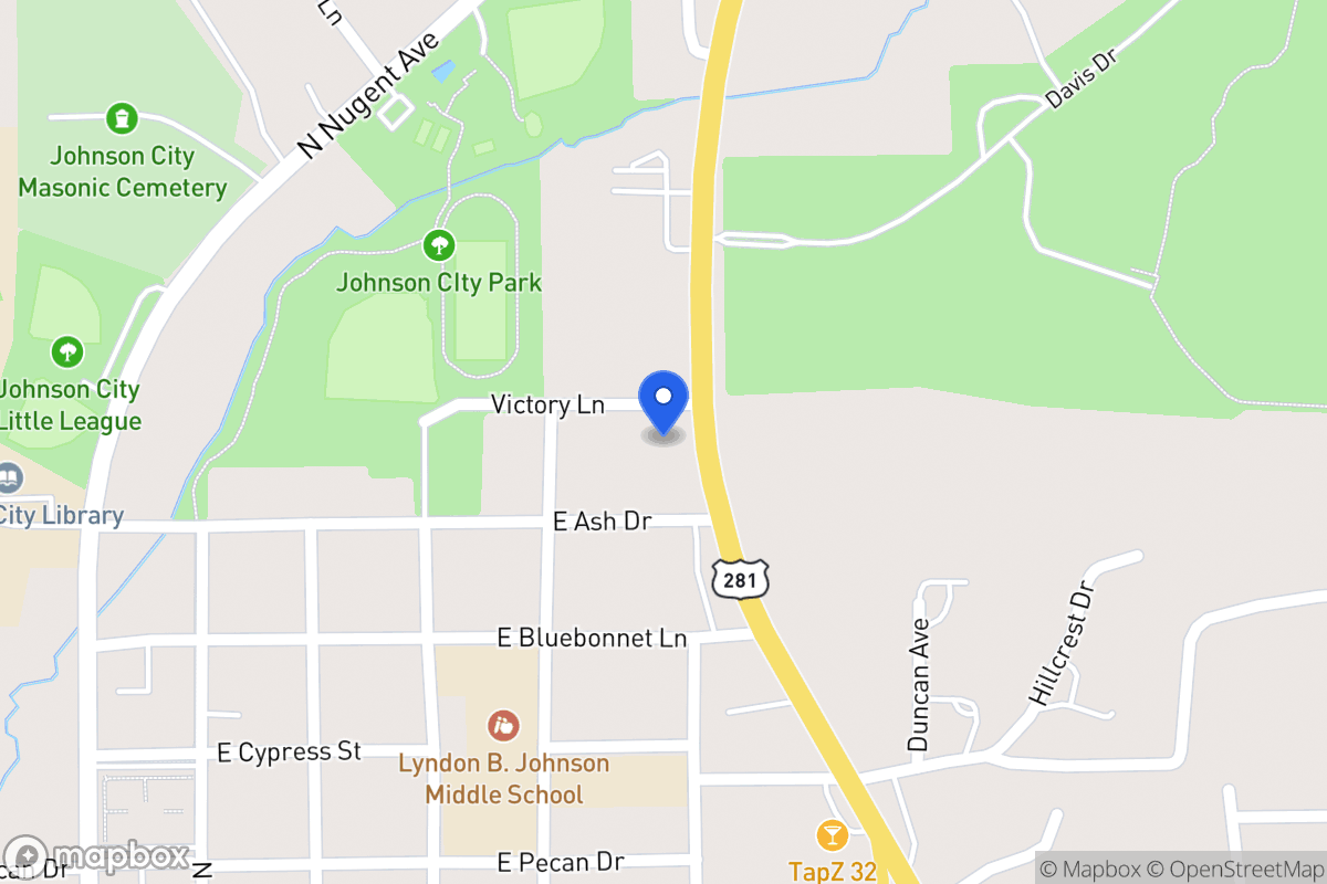Map of 305 N Us Hwy 281 , Johnson City, Tx 78636, Johnson City