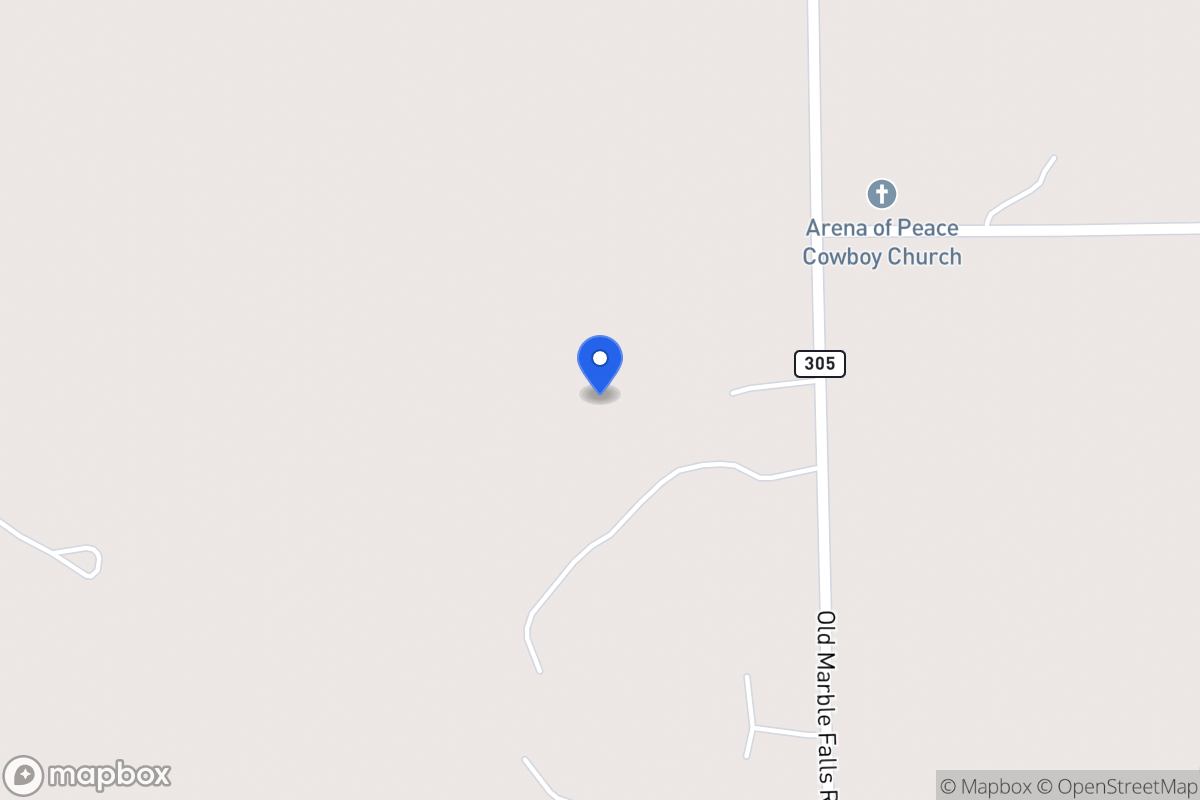 Map of 2135  Old Marble Falls Rd, Round Mountain, Tx 78663, Round Mountain