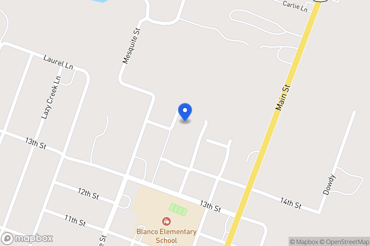 Map of 1504  Cherry St, Blanco, Tx 78606, Blanco