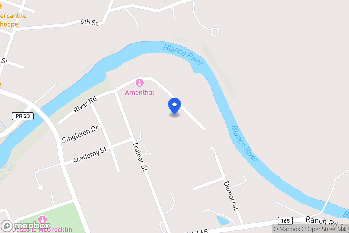 Map of 1201  River Rd, Blanco, Tx 78606, Blanco