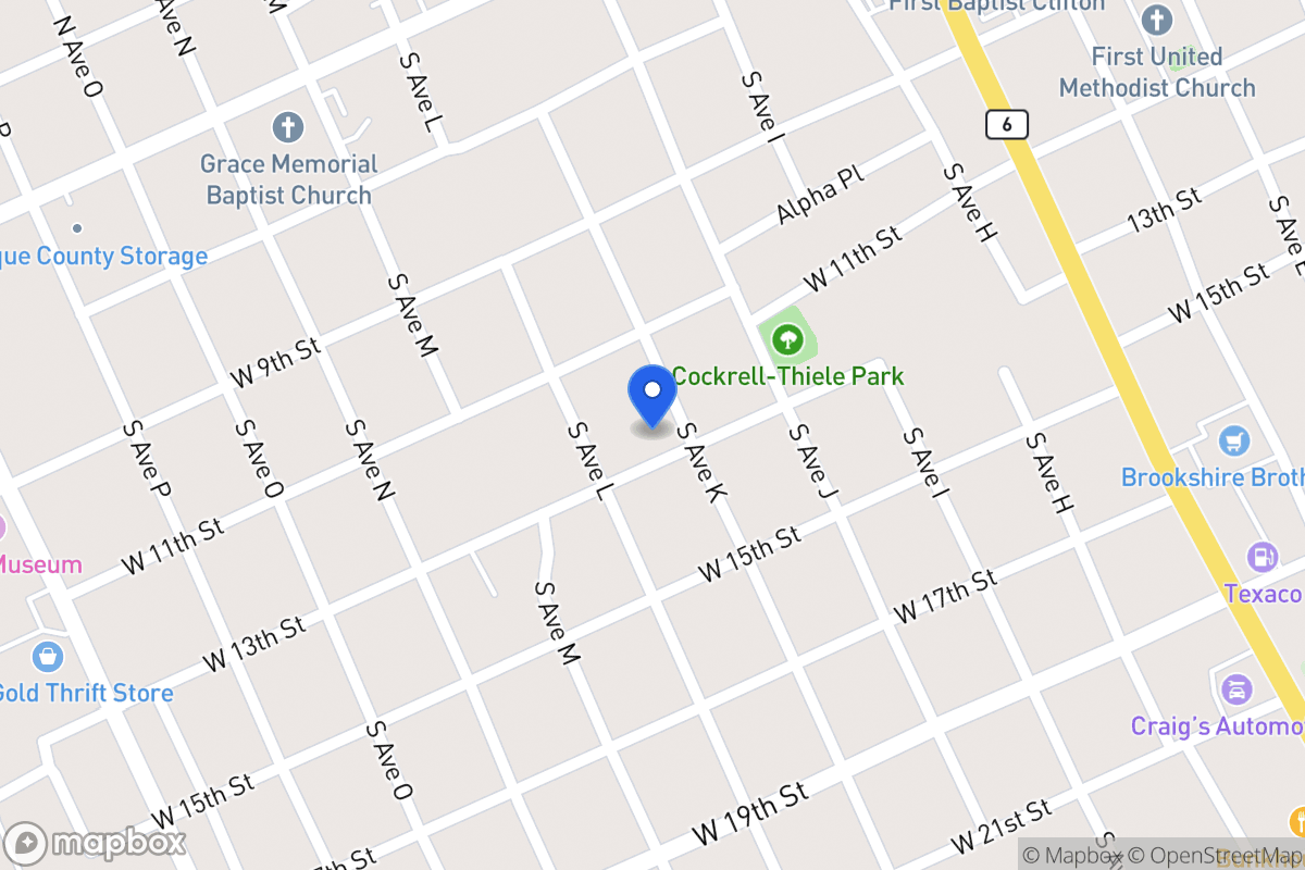 Map of 415  S Avenue K , Clifton,, Clifton