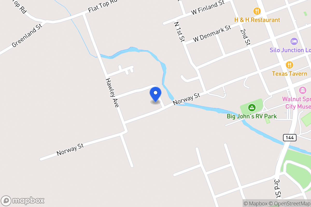 Map of 0  Norway , Walnut Springs,, Walnut Springs