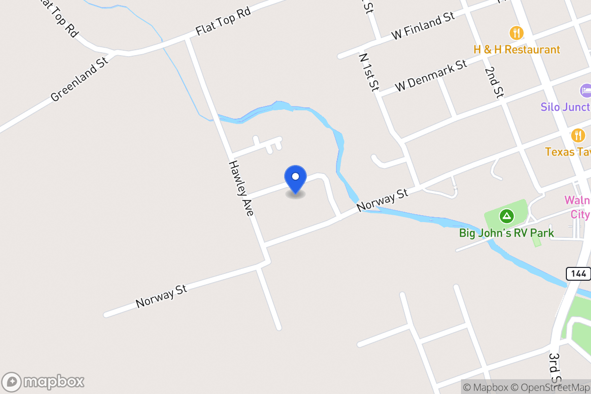 Map of 116  W Sweden St , Walnut Springs,, Walnut Springs